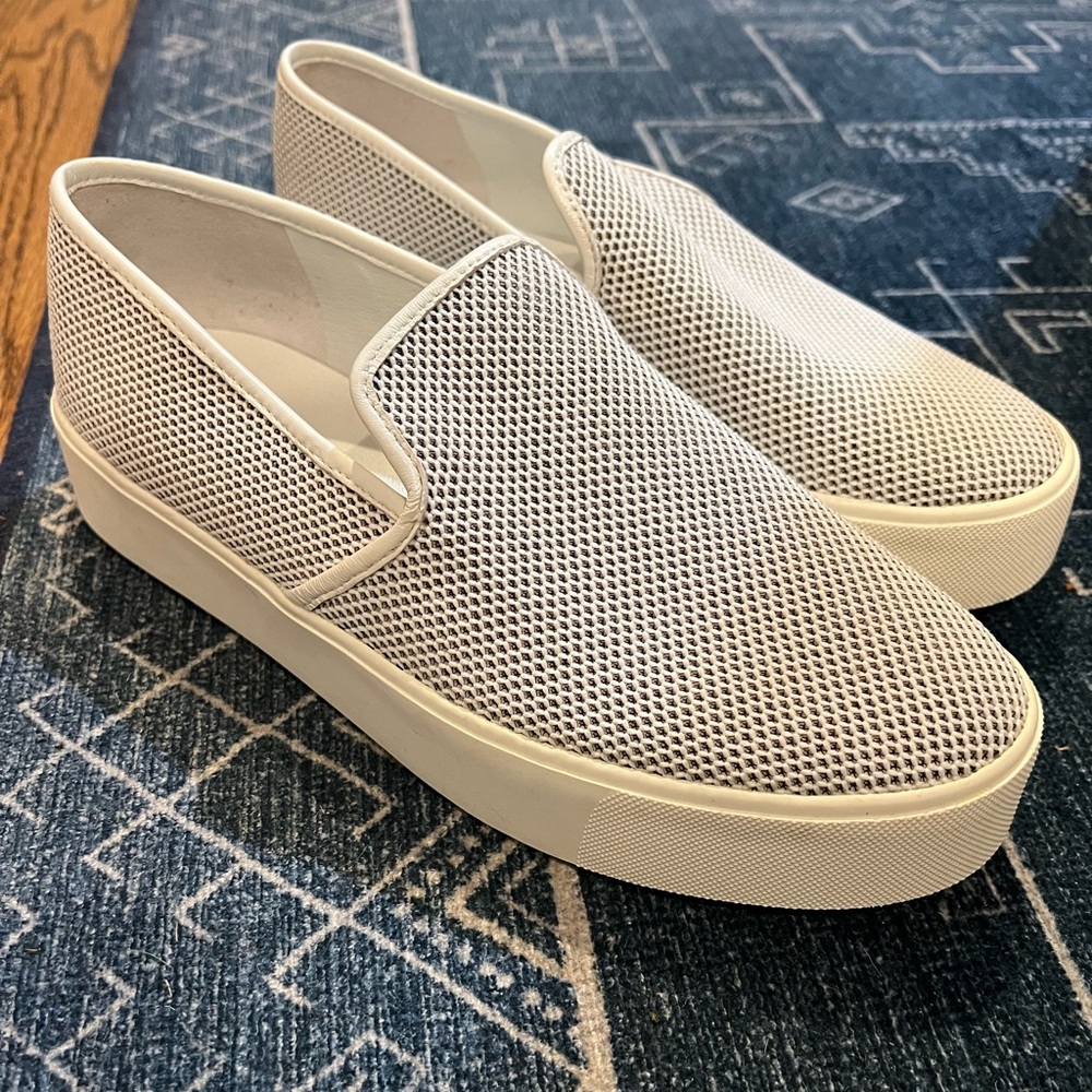 Vince slip on platform shoes. Size 9